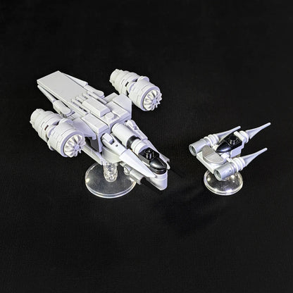 MOC Star Wars set Boba Jango Razor Crest Mando N1 Justifier