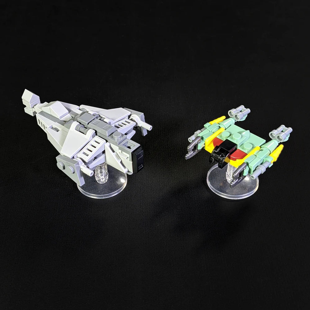 MOC Star Wars set Boba Jango Razor Crest Mando N1 Justifier