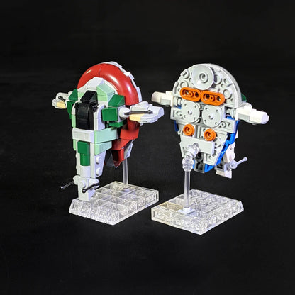 MOC Star Wars set Boba Jango Razor Crest Mando N1 Justifier