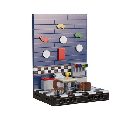 MOC FNAF Playset of the Showtime and Pizzeria