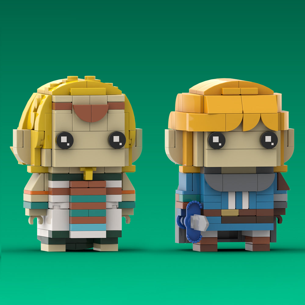 MOC-167333 The Legend of Zelda: Tears of the Kingdom link and zelda princess