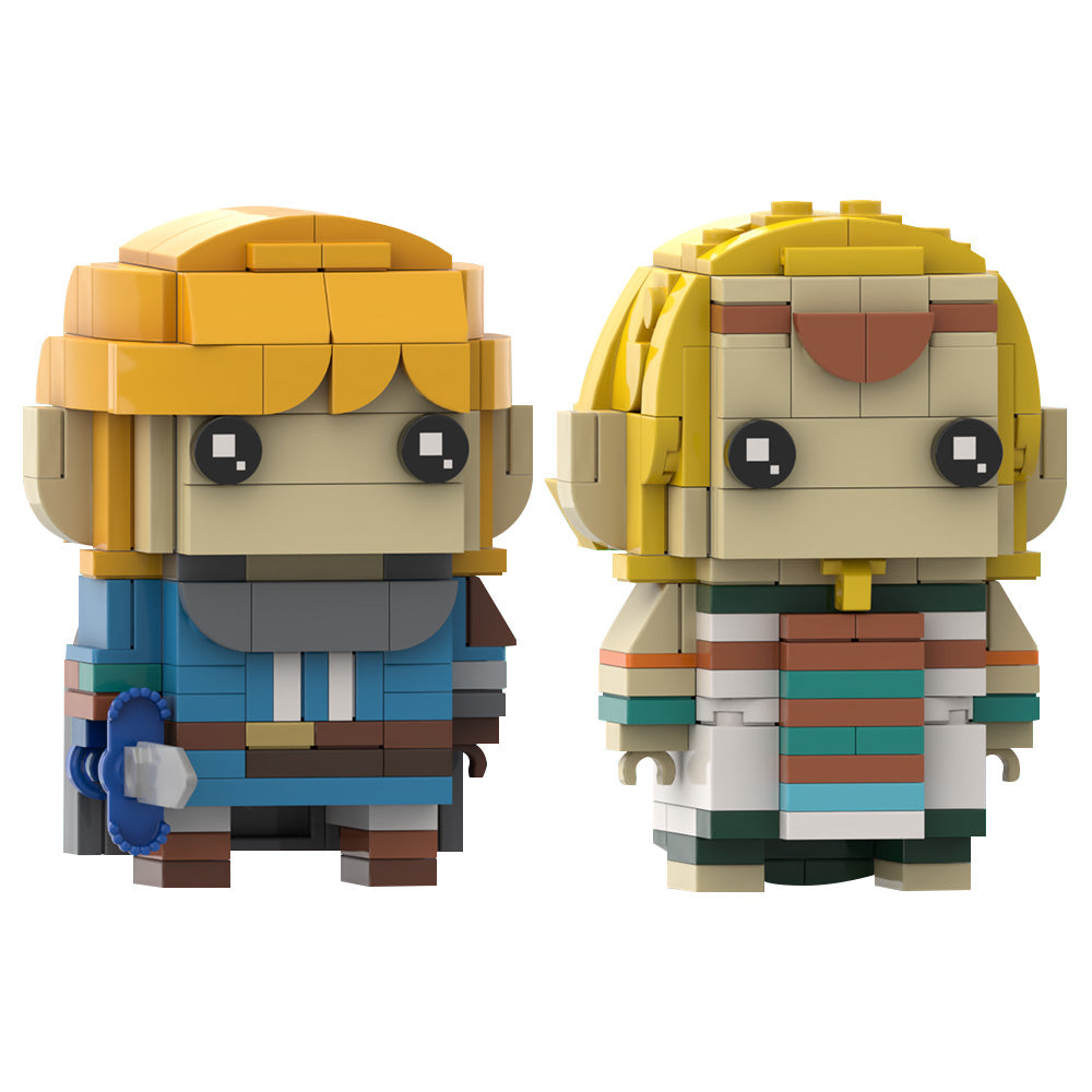 MOC-167333 The Legend of Zelda: Tears of the Kingdom link and zelda princess