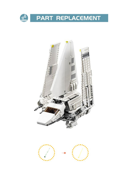 MOC 75094-1 Imperial Shuttle Tydirium building blocks space series bricks set