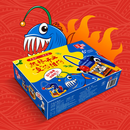 MOC Grilled Fish Restaurant on the Food Street building blocks Architecture series bricks set