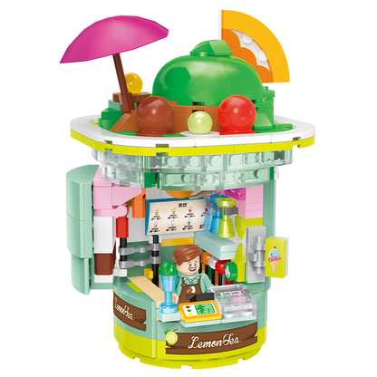 MOC Matcha Cafe on  Food building blocks Architecture series bricks set