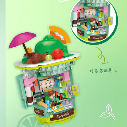 MOC Matcha Cafe on  Food building blocks Architecture series bricks set