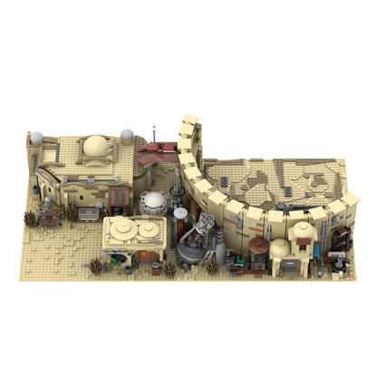 MOC-41406 Mos Eisley Spaceport from A New Hope for 75257 and 75271 building blocks series bricks set