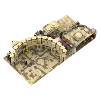 MOC-41406 Mos Eisley Spaceport from A New Hope for 75257 and 75271 building blocks series bricks set
