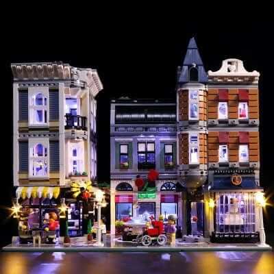 LEGO 10255 Led Light Assembly Square Toys Brick kits