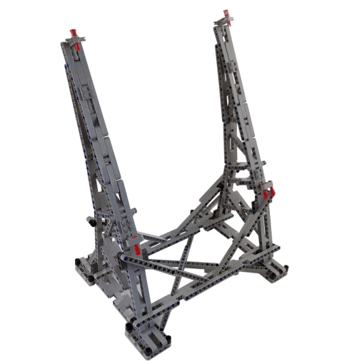 MOC 10219 Millennium Falcon Vertical Display Stand