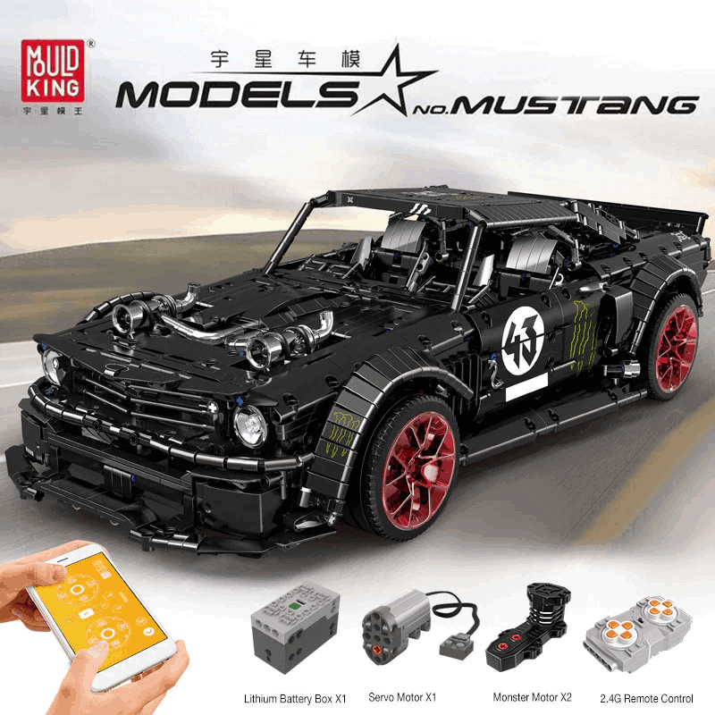 MOULDKING 13108 MOC 22970 Ford Mustang Hoonicorn
