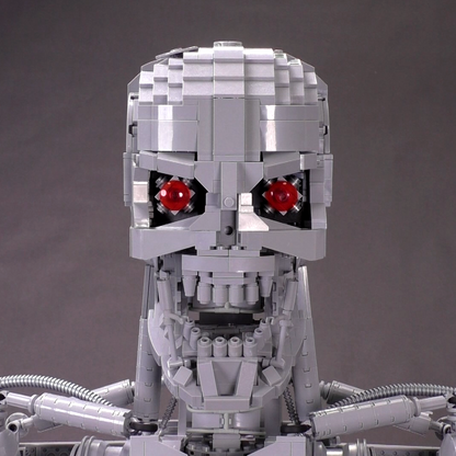 MOC - Terminator T-800 Bust By Martin Latta building blocks series bricks set
