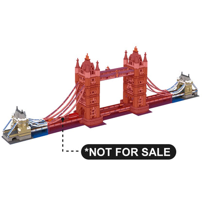 MOC-12269 Building  MOC London Tower Bridge Extension building blocks series bricks set