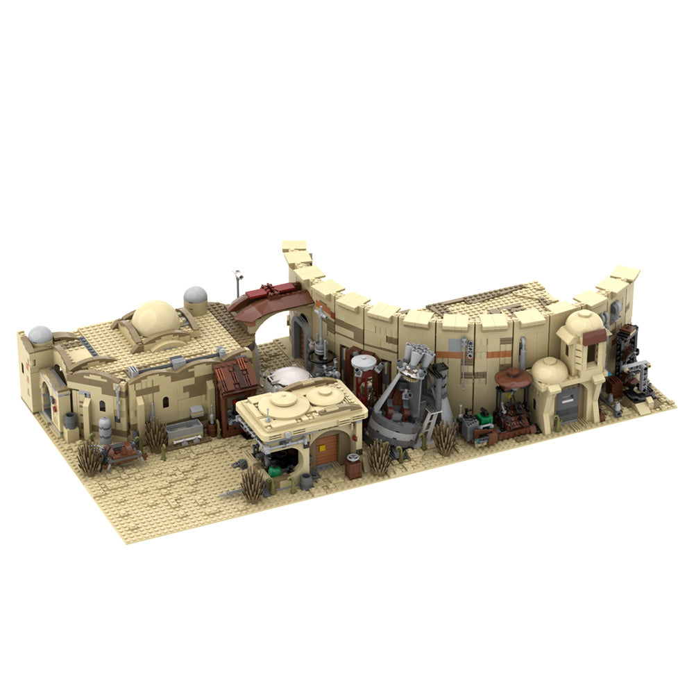 MOC-41406 Mos Eisley Spaceport from A New Hope for 75257 and 75271 building blocks series bricks set