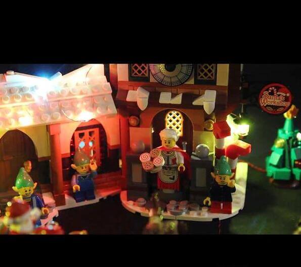 LEGO 10245 Led Light Santa?s Workshop Brick kits