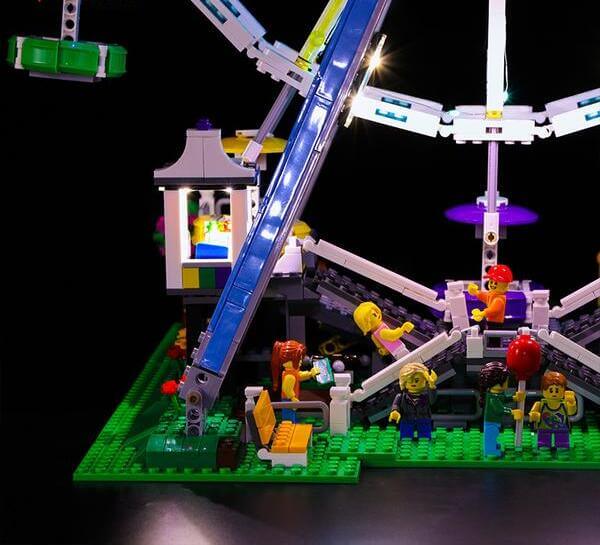 LEGO 10247 Led Light Ferris Wheel Brick kits
