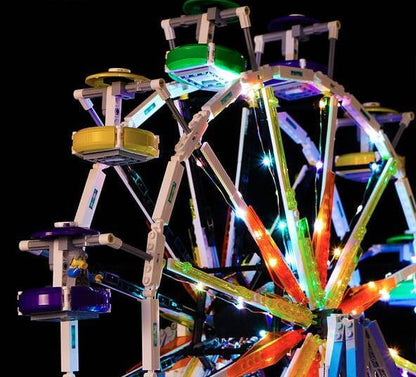 LEGO 10247 Led Light Ferris Wheel Brick kits