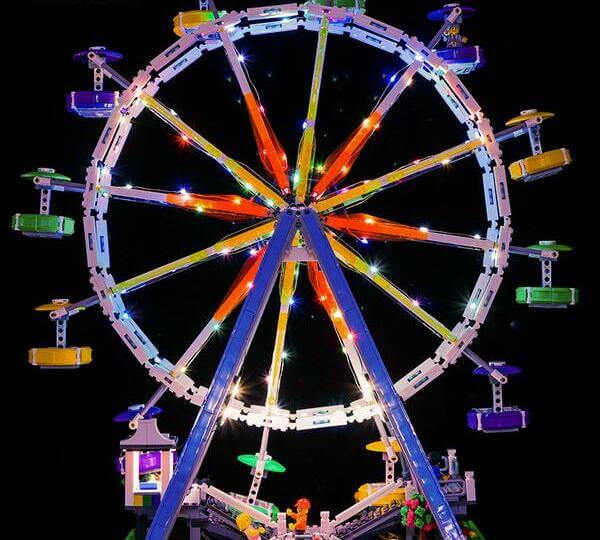 LEGO 10247 Led Light Ferris Wheel Brick kits