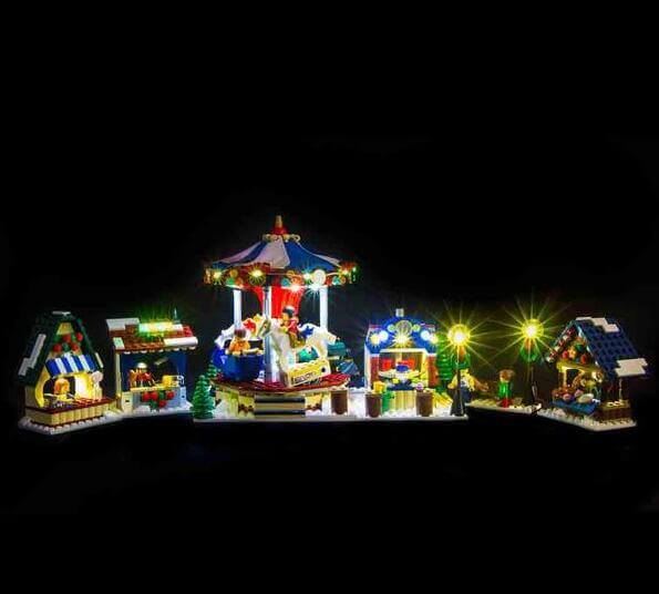 LEGO 10235 Led Light Christmas Winter Village Market Brick kits