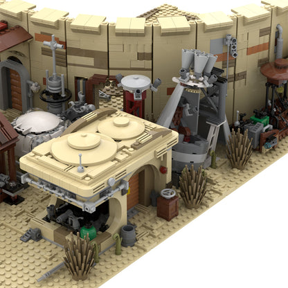 MOC-41406 Mos Eisley Spaceport from A New Hope for 75257 and 75271 building blocks series bricks set