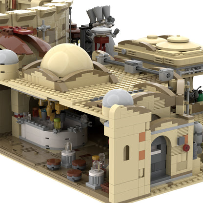 MOC-41406 Mos Eisley Spaceport from A New Hope for 75257 and 75271 building blocks series bricks set