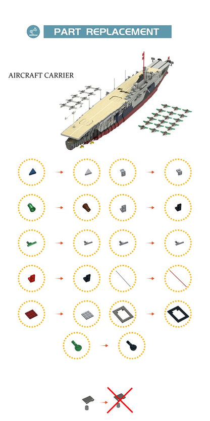 MOC-34030 Graf Zeppelinby Naboo building blocks bricks set
