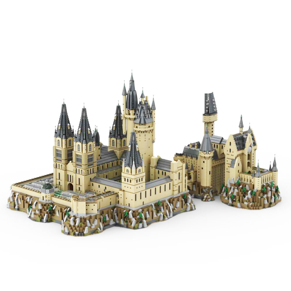 MOC-30884 Harry Potter Hogwart's Castle (71043) Epic Extension Part A and Part B