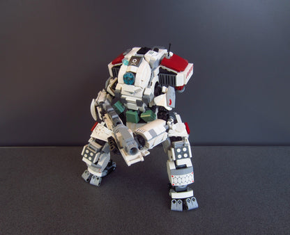 MOC-74288 Scorch Titan from Titanfall 2 building blocks set with compatible bricks