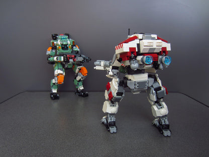 MOC-74288 Scorch Titan from Titanfall 2 building blocks set with compatible bricks