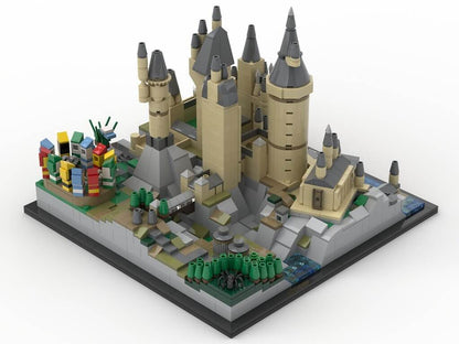 MOC 25280 H?gwarts Castle Architecture by MOMAtteo79