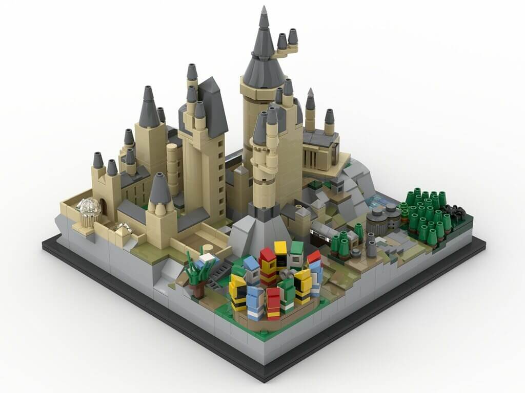 MOC 25280 H?gwarts Castle Architecture by MOMAtteo79