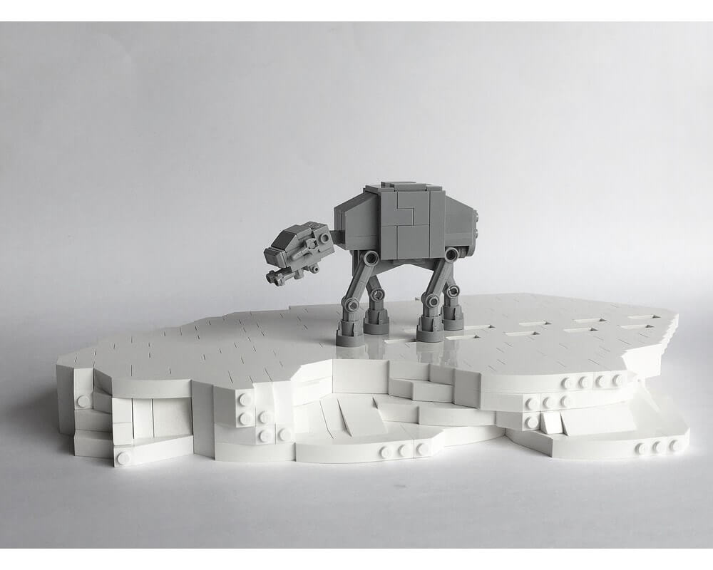 MOC-8089 Tiny AT-AT Star Wars by Miro