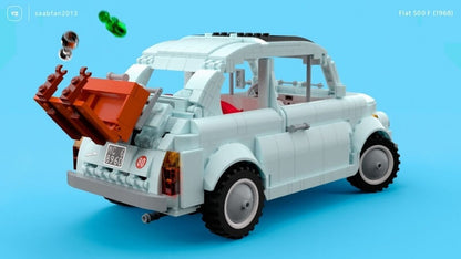 MOC Fiat 500 F by Saabfan Mutil color 50005