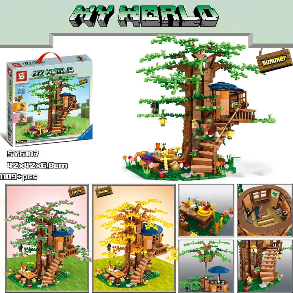 SEMBO SY6187 Minecraft Tree House My World Compatible LEGO 21318